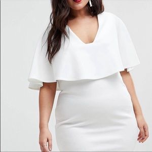 ASOS curve midi body con dress